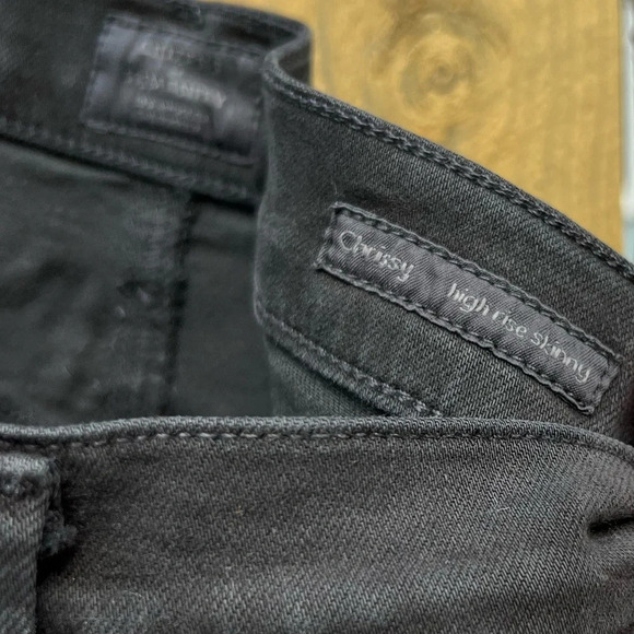 Citizens of Humanity Chrissy Black High Rise Skinny Denim Size 28 - Picture 3 of 6